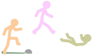 Stick men gang.