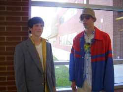 Tim Jewell, left, with Dylan Ritter