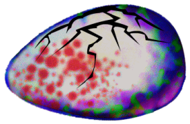A psychedelic egg.